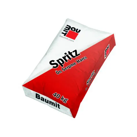 Baumit Spritz - Çimento Esaslı Ön Serpme - Yüksek Tutunma Güçlü Makine Sıva Harcı