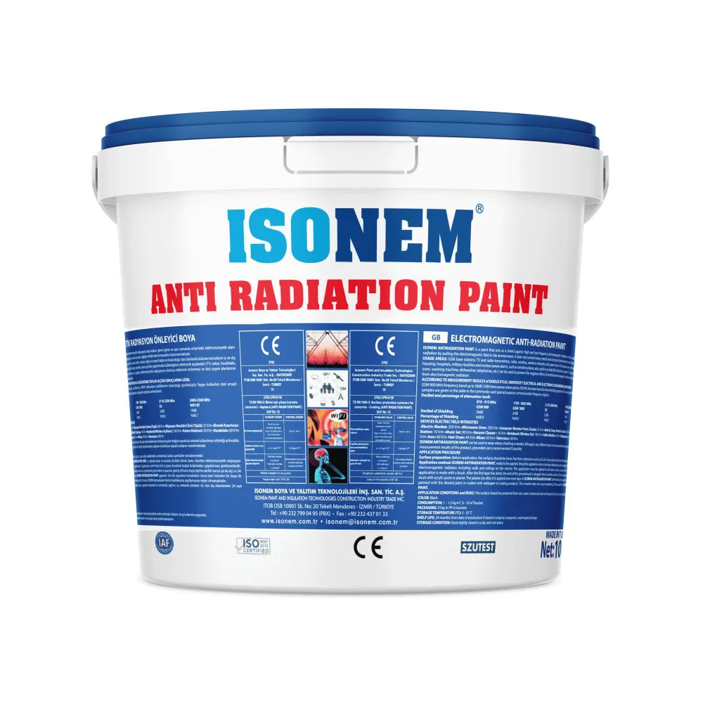 İsonem Anti Radiation Paint - Elektromanyetik Radyasyona Karşı Üstün Koruma
