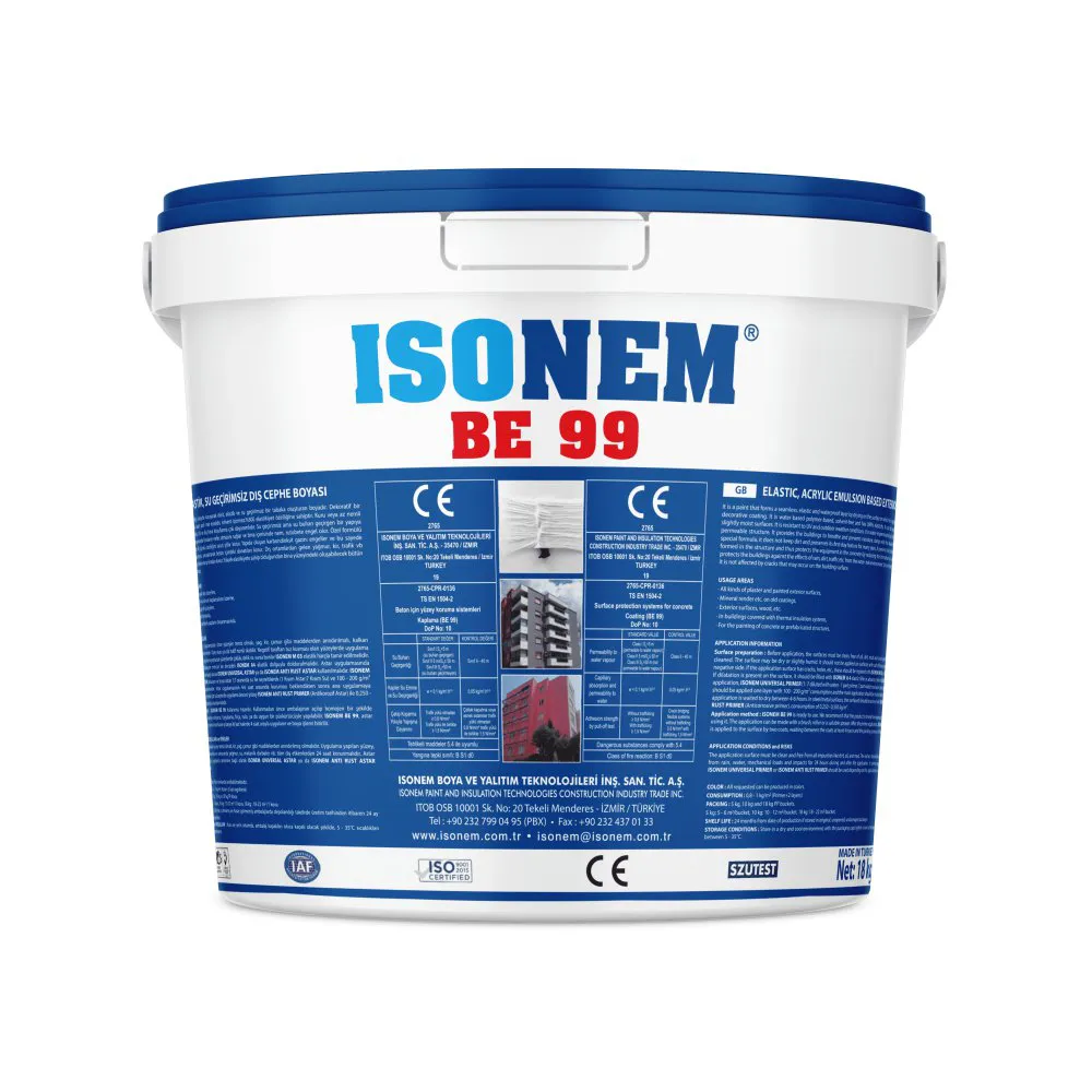 İsonem BE99 - Elastik Paint Yüzeyde Mükemmel Koruma ve Estetik Dokunuş