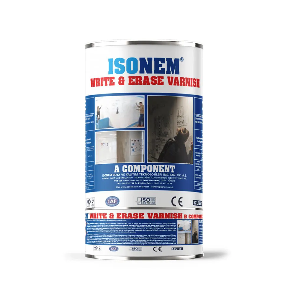 İsonem Write & Erase Varnish - Yüzeylerinizi Yazı Tahtasına Dönüştürün