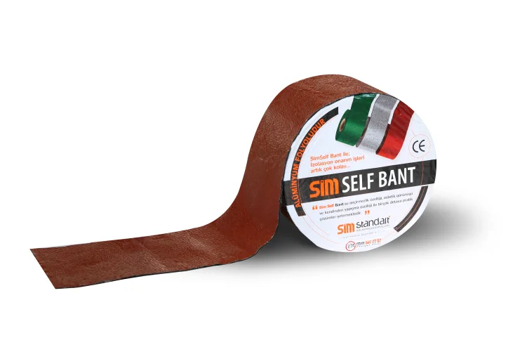 SİM Self Bant Alüminyum Folyo Kaplı – Kırmızı